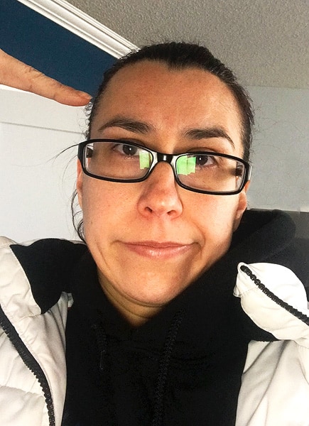 Robyn taking a selfie, feeling worn down and frustrated after seeing so many doctors.