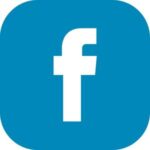 Blue Facebook button