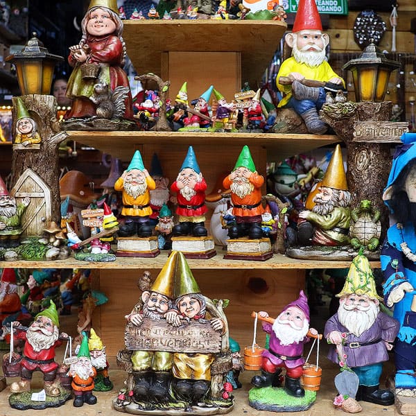 The town has a history of mythical creatures, including gnomes, goblins and fairies.